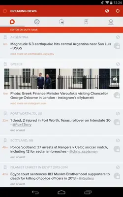 Breaking News android App screenshot 5